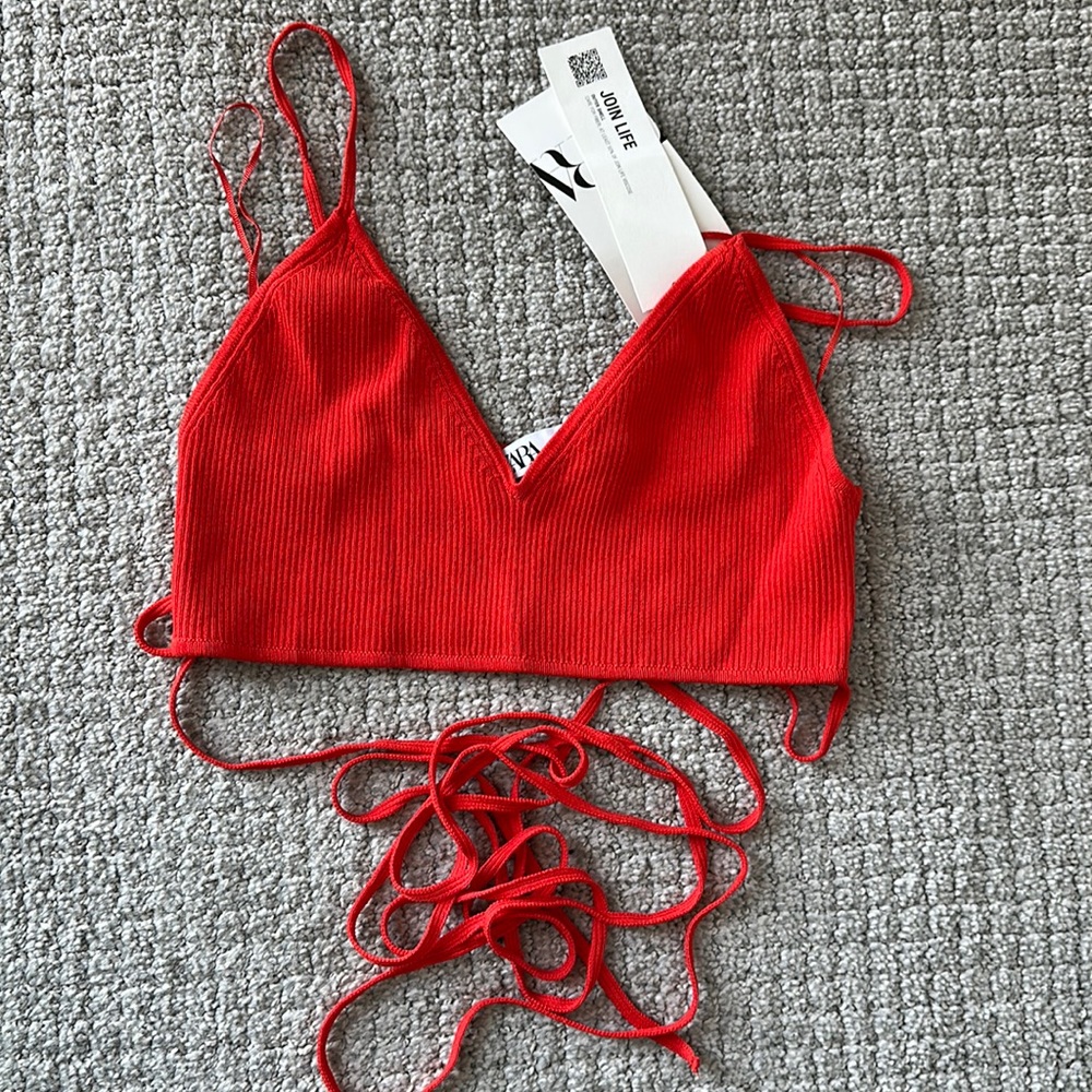 ZARA WRAP BRALETTE